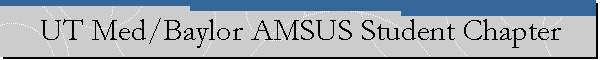 UT Med/Baylor AMSUS Student Chapter
